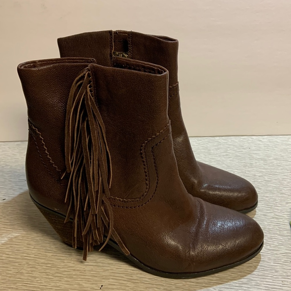Sam Edelman women brown leather boots size 8.5